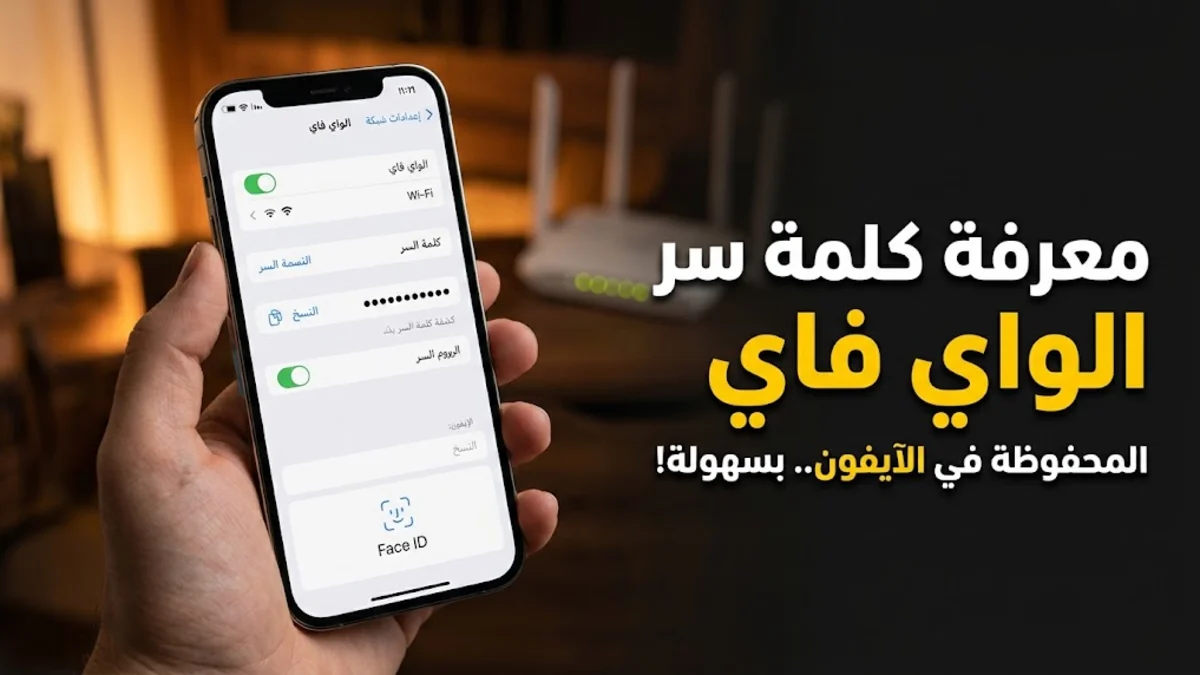 معرفة كلمة سر الواي فاي المحفوظة في الآيفون بسهولة