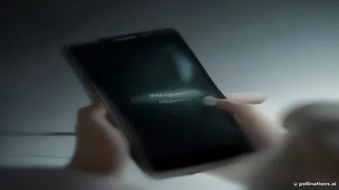 شاشة إعدادات مزامنة الحسابات في هاتف أندرويد