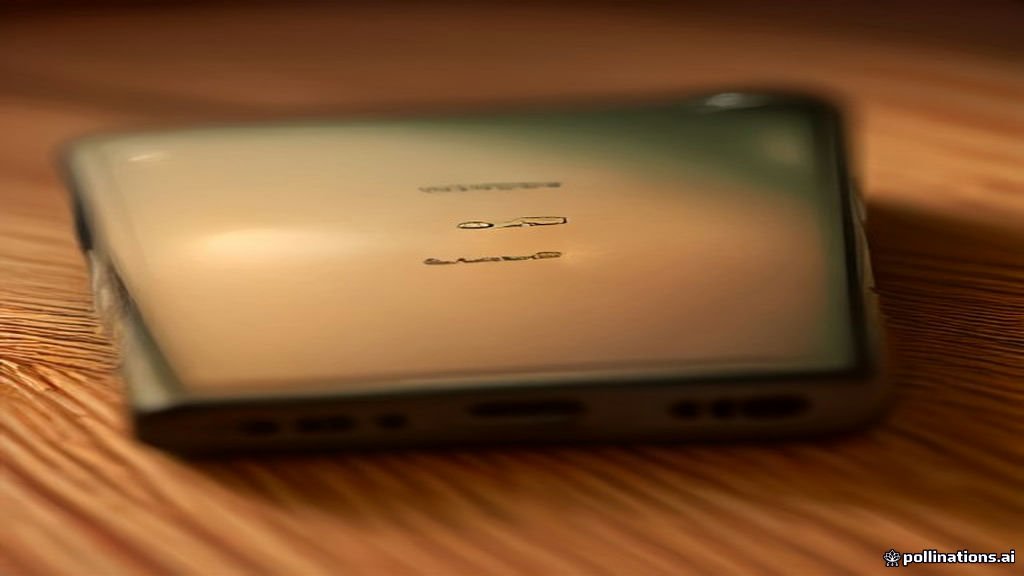 Android phone showing call settings menu on screen.