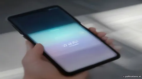 A person adjusting the ringtone volume settings on a modern Android smartphone.