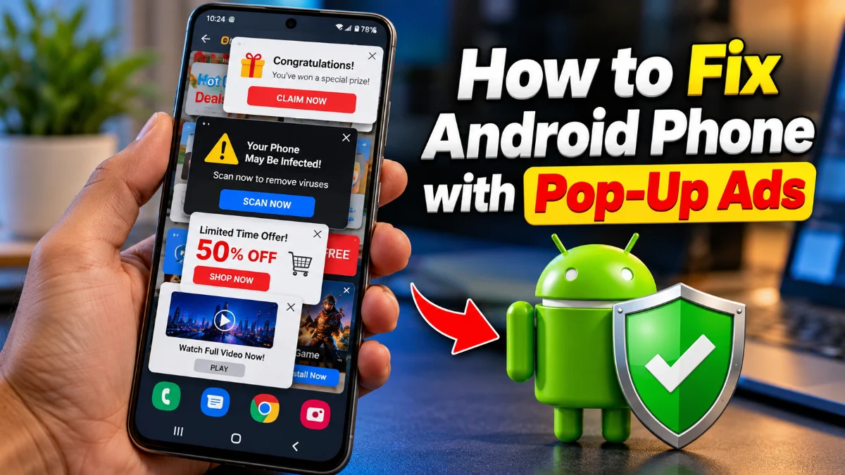 How to Fix Android Phone with Pop-Up Ads