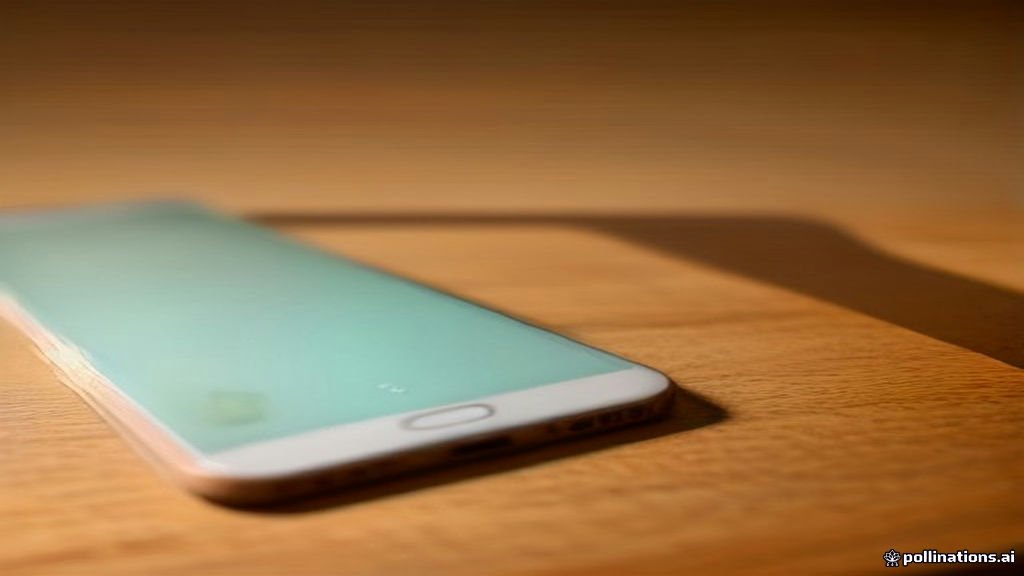Smartphone displaying security settings during malware troubleshooting