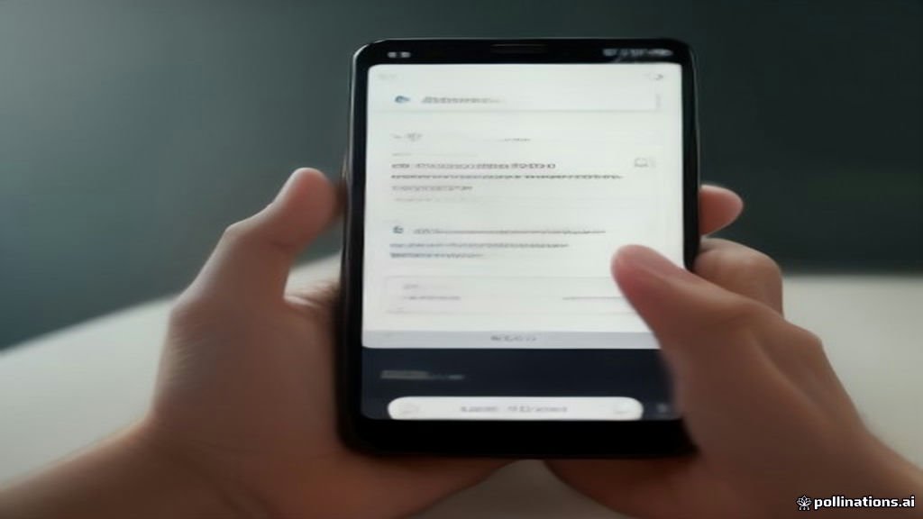 شاشة هاتف أندرويد تعرض واجهة تحديث التطبيقات والنظام