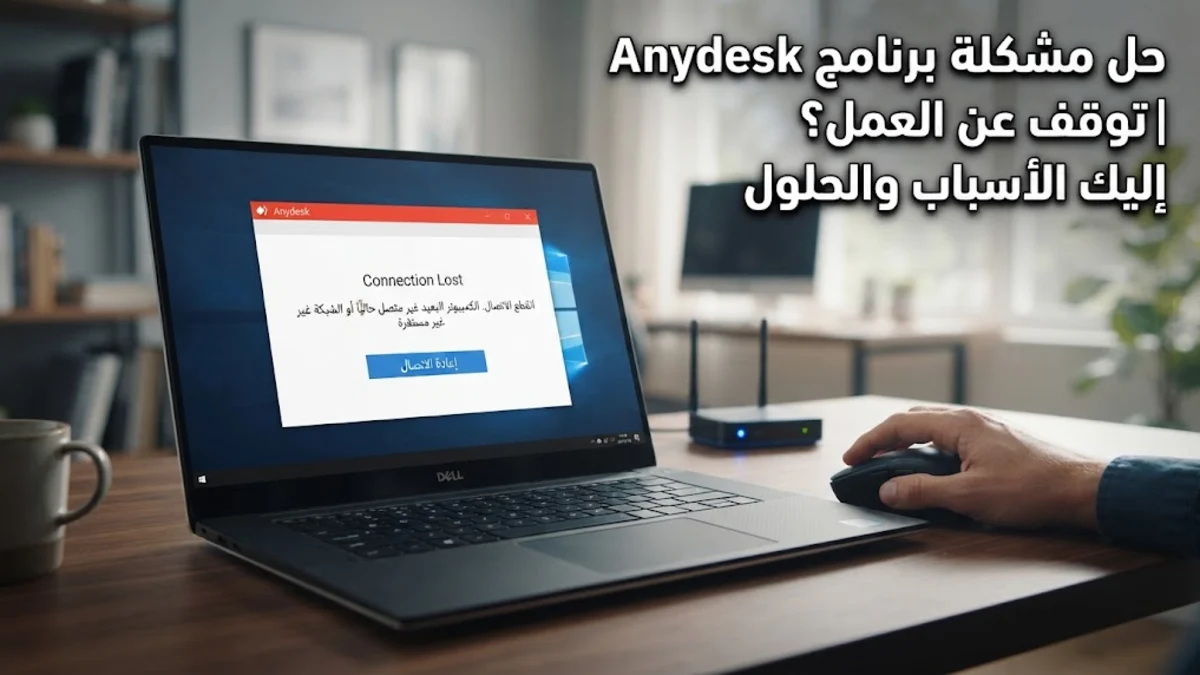 حل مشكلة برنامج anydesk وأهم أسباب توقفه عن العمل