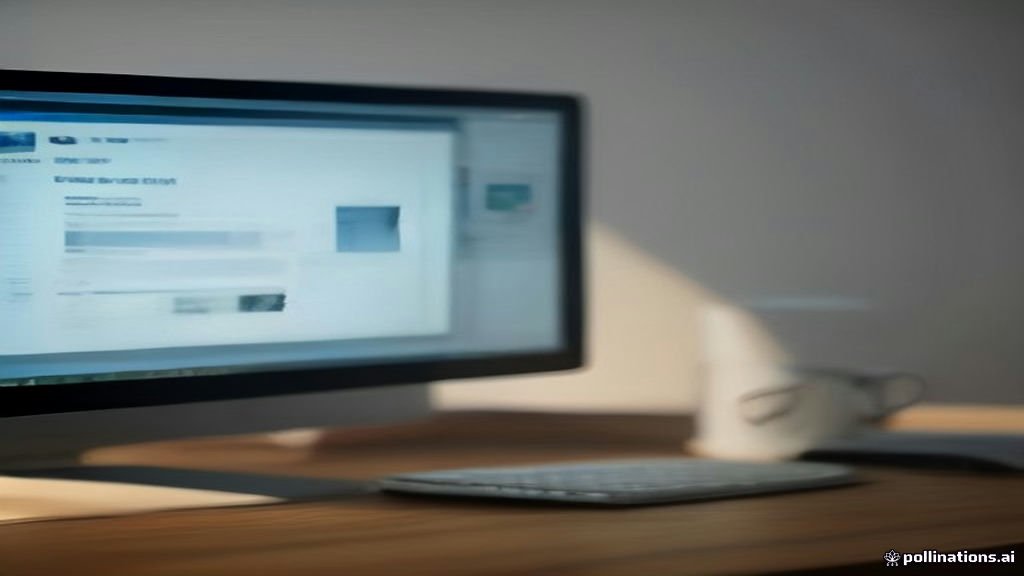 شاشة حاسوب تعرض مشكلة تقنية وطرق إصلاحها