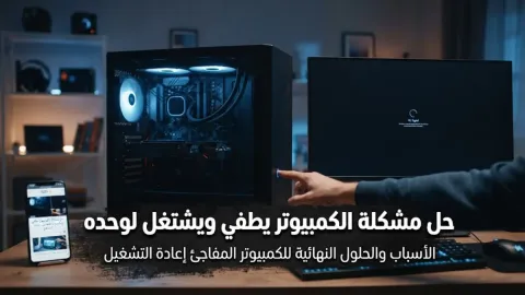 حل مشكلة الكمبيوتر يطفي ويشتغل لوحده