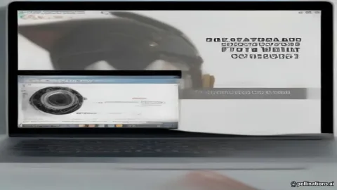 Computer monitor displaying an error message on screen.