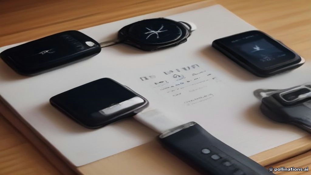 A close-up shot of a Samsung Galaxy Watch on a wrist displaying settings for troubleshooting Gemini.