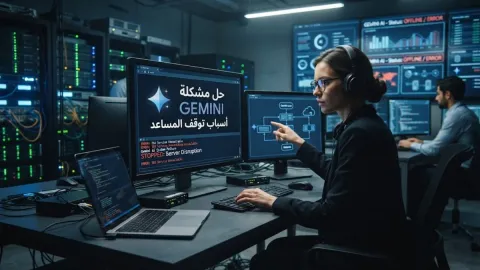 حل مشكلة gemini وأسباب توقف المساعد الذكي