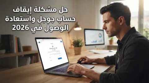 حل مشكلة ايقاف حساب جوجل واستعادة الوصول في 2026