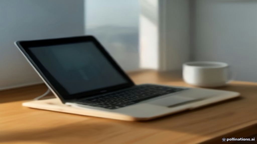 Samsung Galaxy smartphone displaying home screen on a modern desk