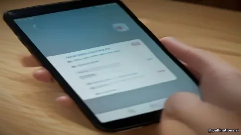 شاشة هاتف أندرويد تظهر إحصائيات استهلاك البطارية لخدمات جوجل بلاي