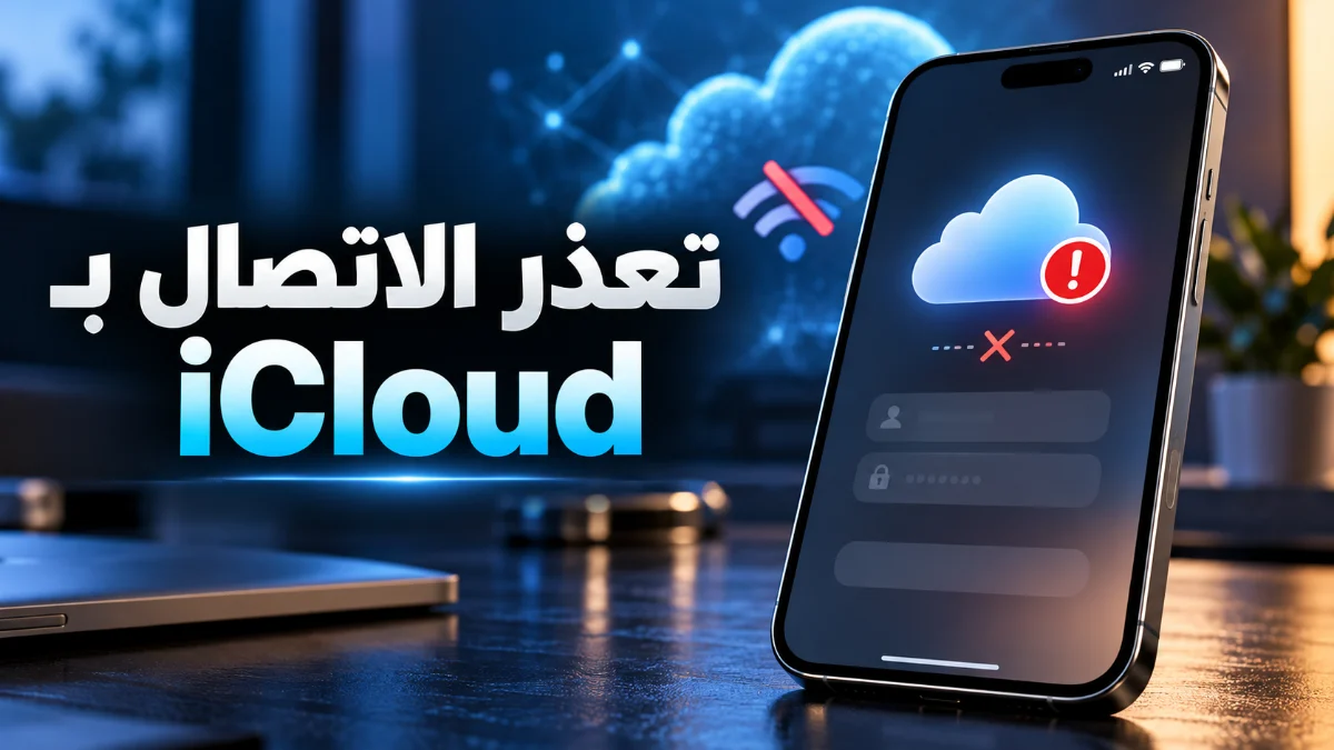 حل مشكلة تعذر الاتصال بـ iCloud في الآيفون