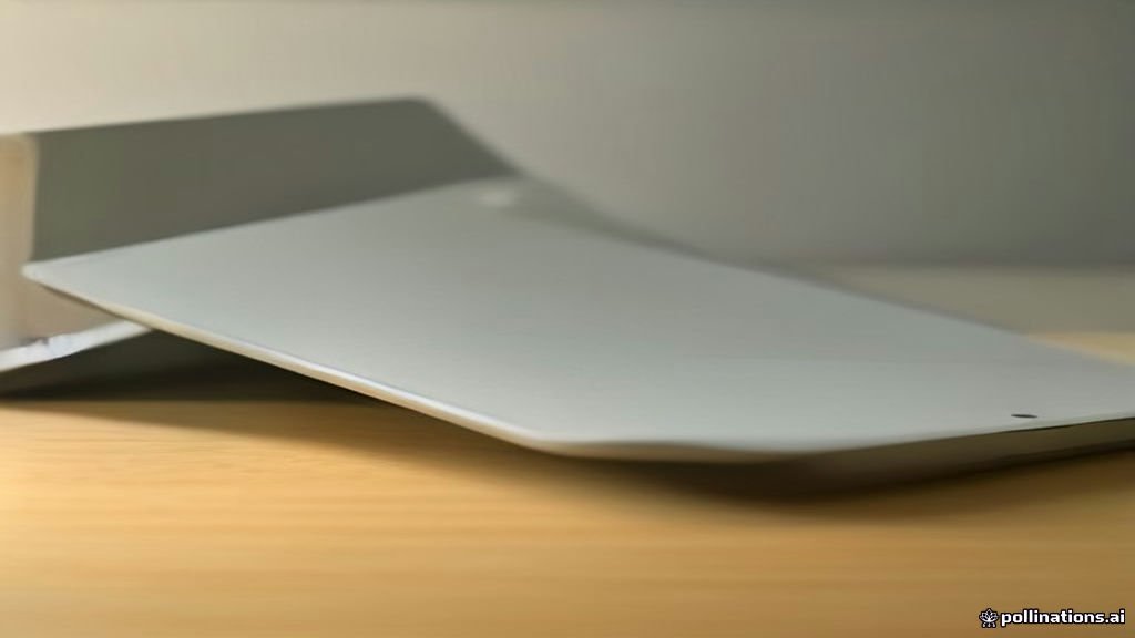 An iPad showing a floating keyboard in the middle of the screen.