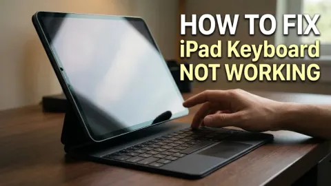 How to Fix an iPad Keyboard Not Working