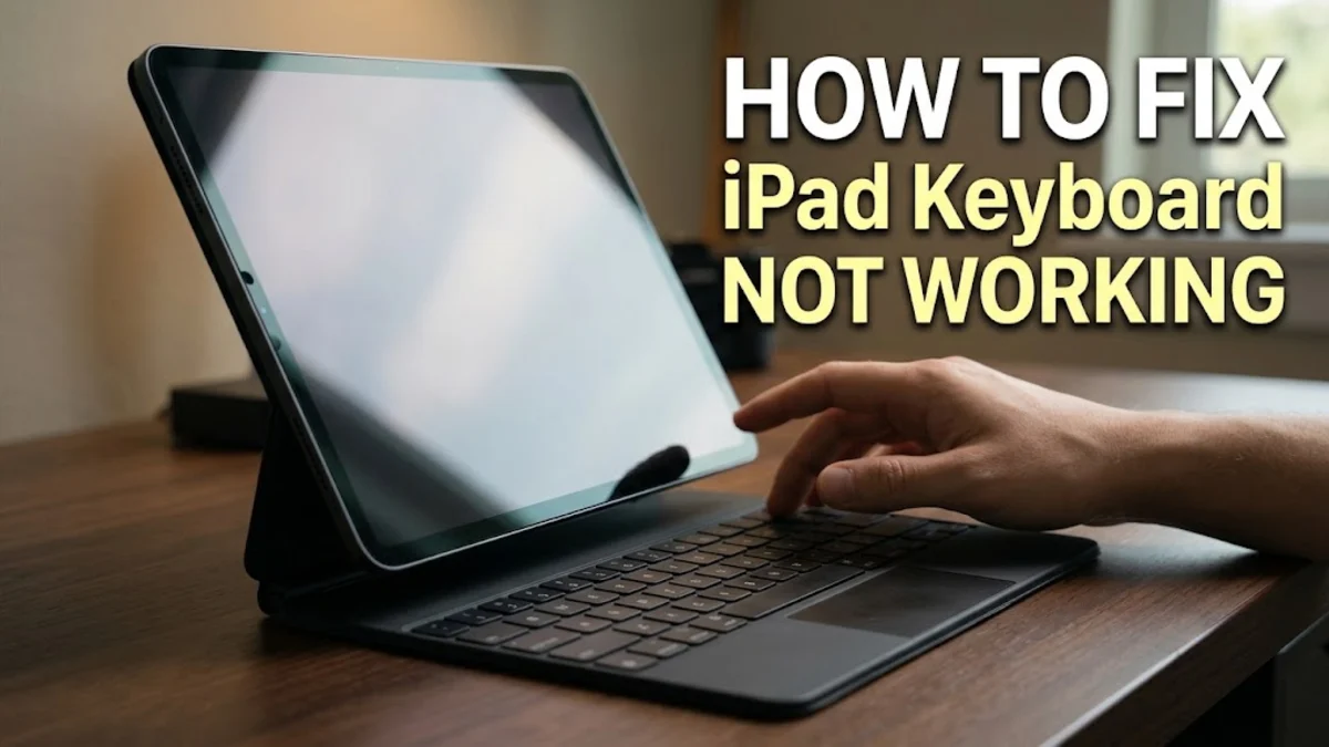 How to Fix an iPad Keyboard Not Working