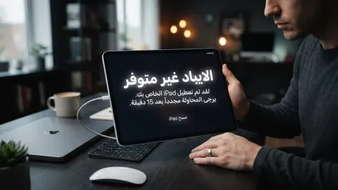 طرق حل مشكلة الايباد غير متوفر 2026