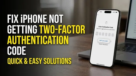 Fix iPhone Not Getting Two Factor Authentication Code