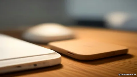 شاشة آيفون تعرض إعدادات شبكة الواي فاي بجوار جهاز راوتر لاسلكي