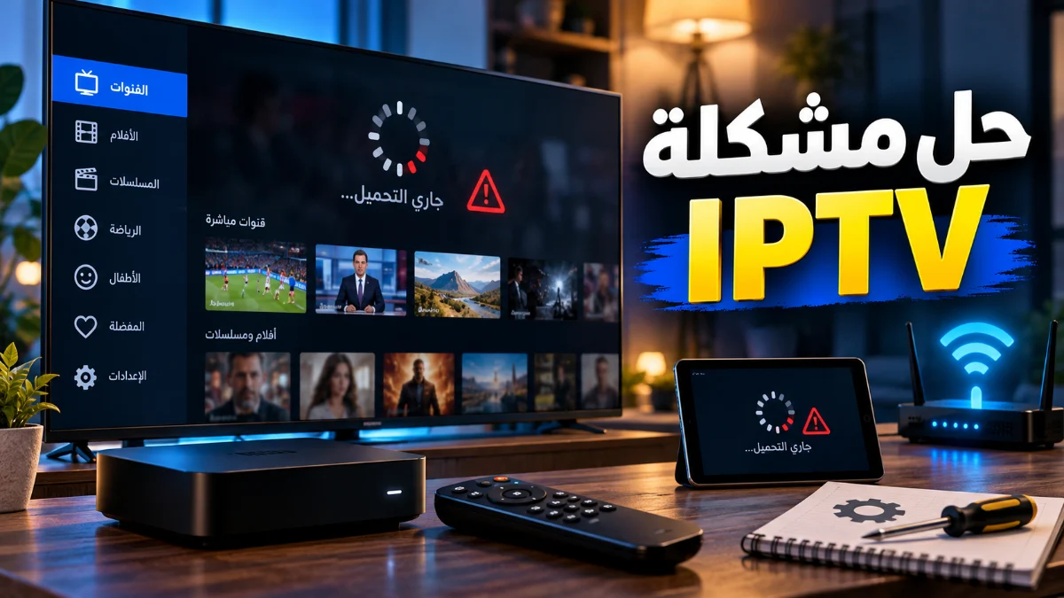 حل مشكلة توقف برنامج IPTV عن العمل 2026
