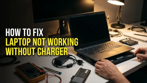 How to Fix Laptop Not Working Without Charger