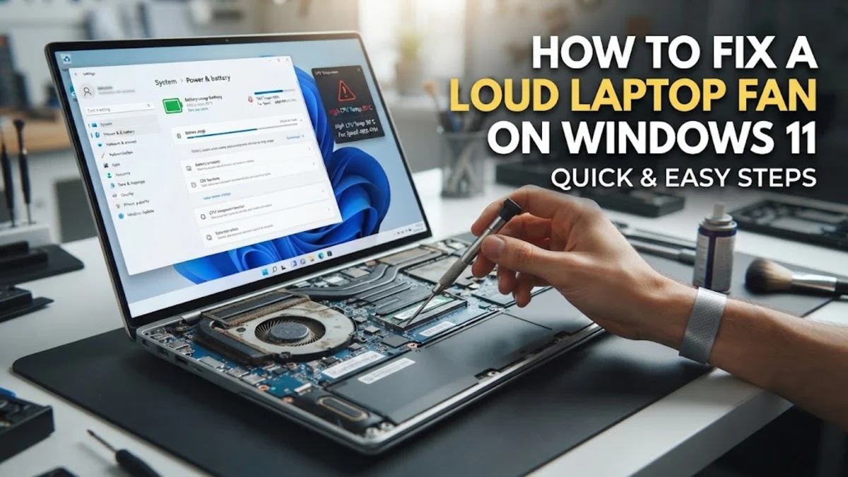 How to Fix a Loud Laptop Fan on Windows 11