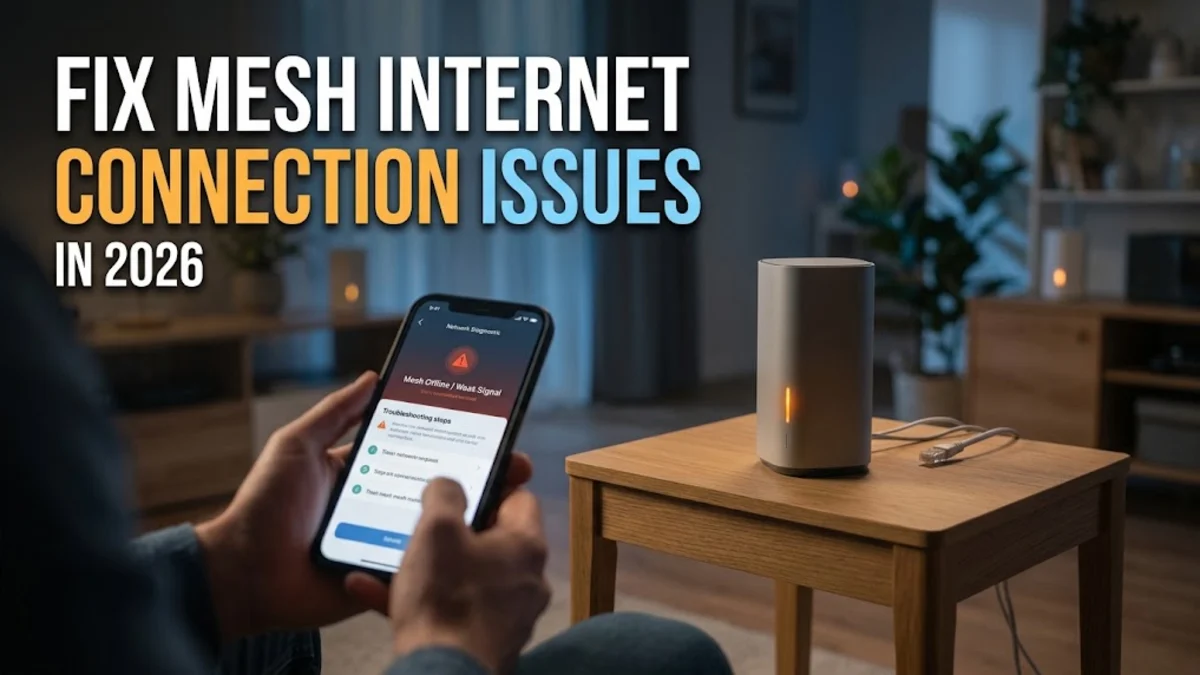 How to Fix Mesh Internet Connection Issues in 2026