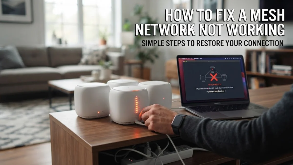 How to Fix a Mesh Network Not Working
