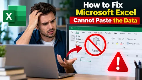How to Fix Microsoft Excel Cannot Paste the Data