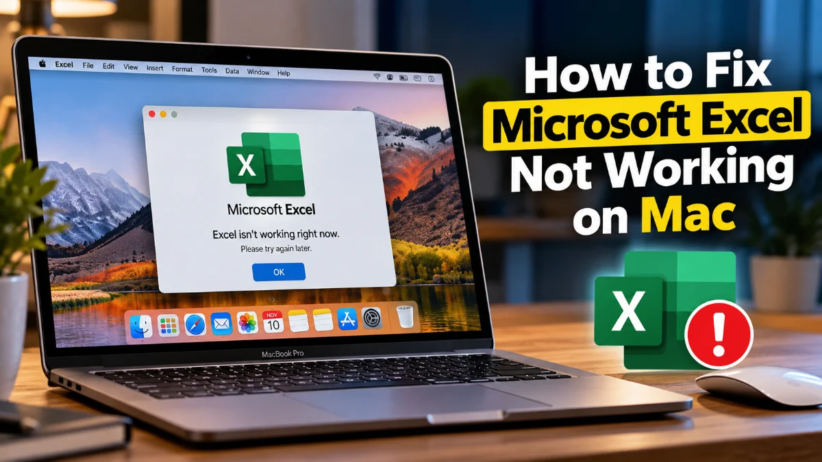 How to Fix Microsoft Excel Not Working on Mac