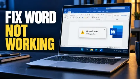 How to Fix Microsoft Word Not Working on Laptop