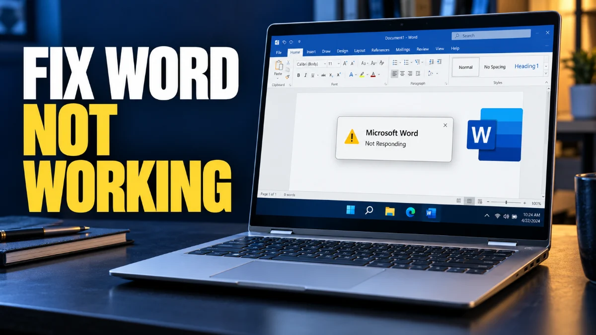 How to Fix Microsoft Word Not Working on Laptop