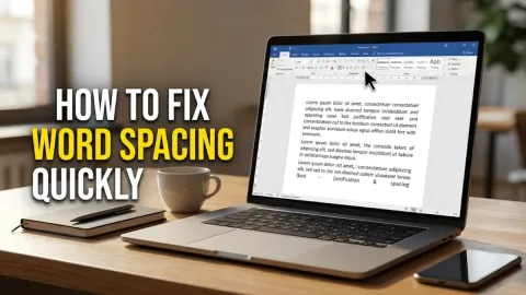 How to Fix Microsoft Word Spacing Quickly