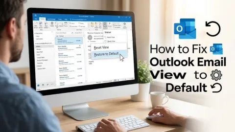How to Fix Outlook Email View to Default