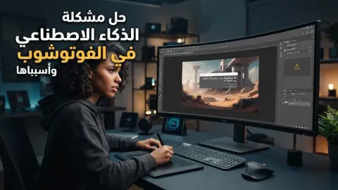 حل مشكلة الذكاء الاصطناعي في الفوتوشوب وأسبابها