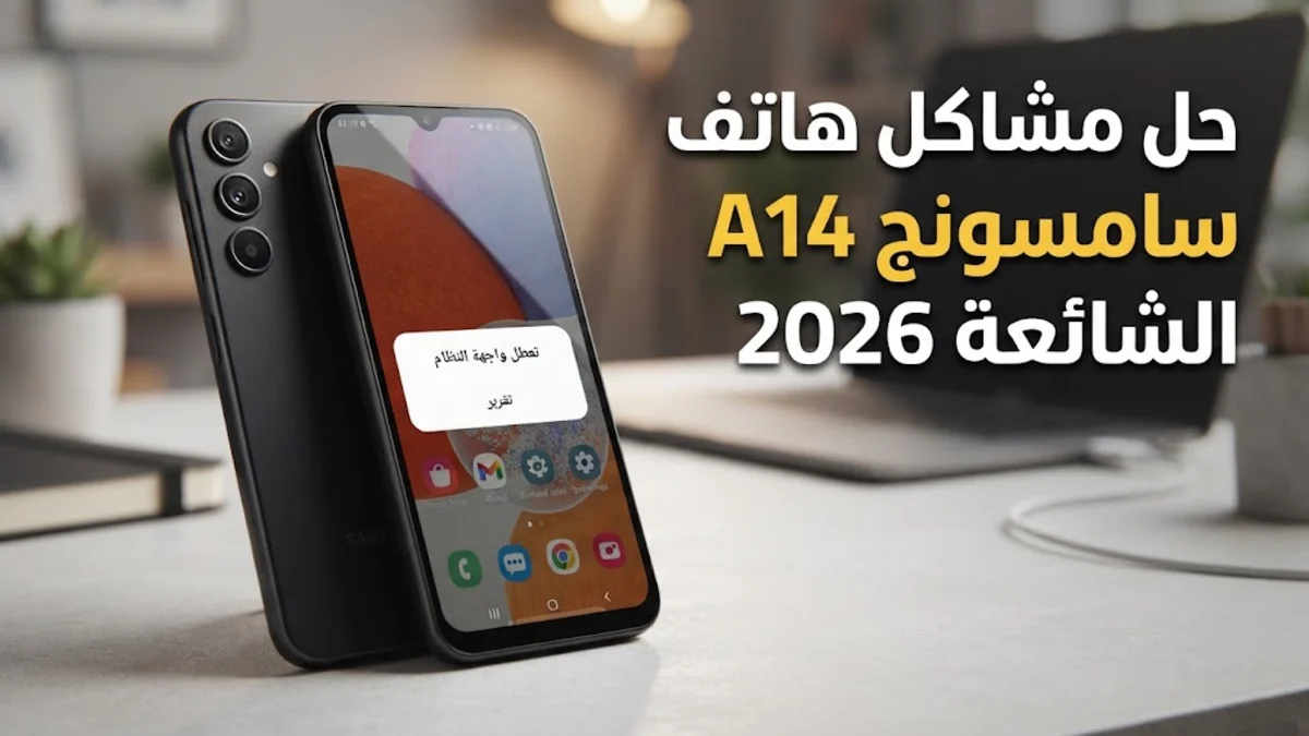 حل مشاكل هاتف سامسونج A14 الشائعة 2026