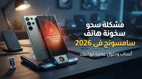 حل مشكلة سخونة هاتف سامسونج في 2026