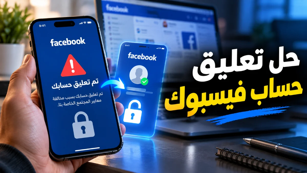 حل مشكلة تعليق حساب فيسبوك واستعادة الوصول