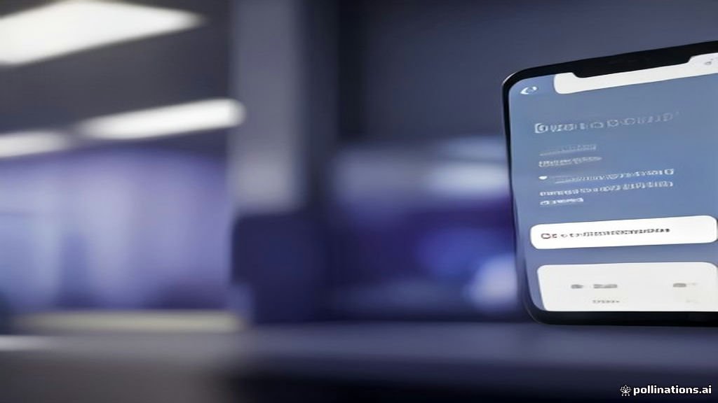 هاتف ذكي يعرض شاشة تسجيل دخول مؤمنة بخطوات التحقق بخطوتين