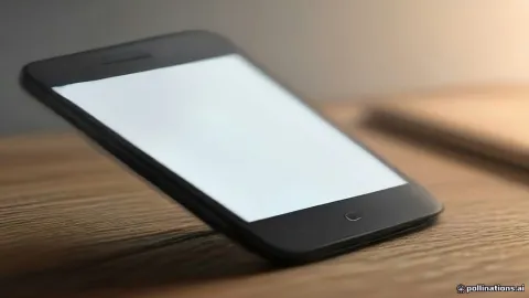 شاشة هاتف ذكي تعرض تطبيق المراسلة الرسمي بأمان