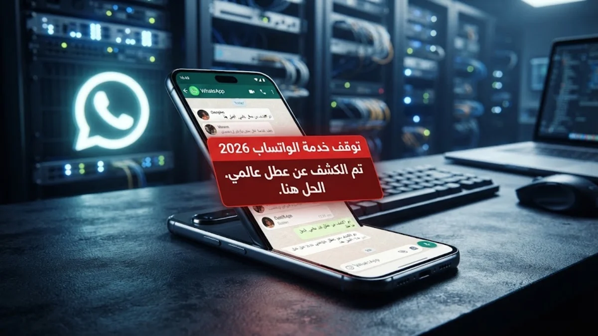 حل مشكلة الواتساب وتوقف الخدمة في 2026