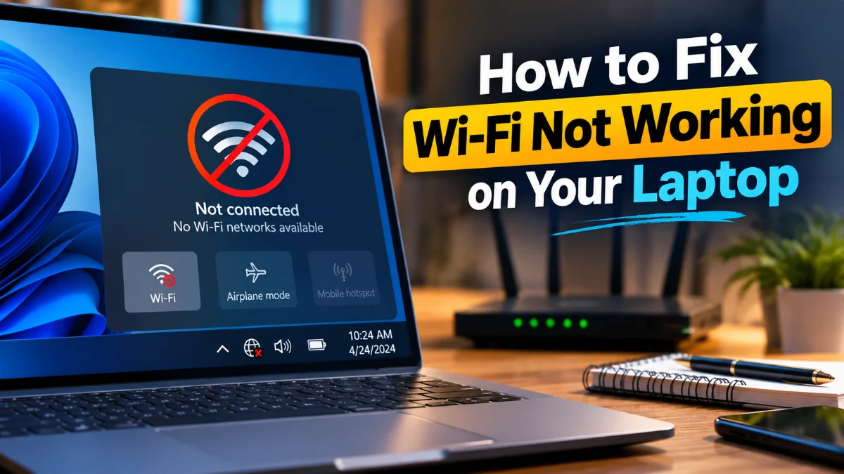 How to Fix Wi-Fi Not Working on Your Laptop