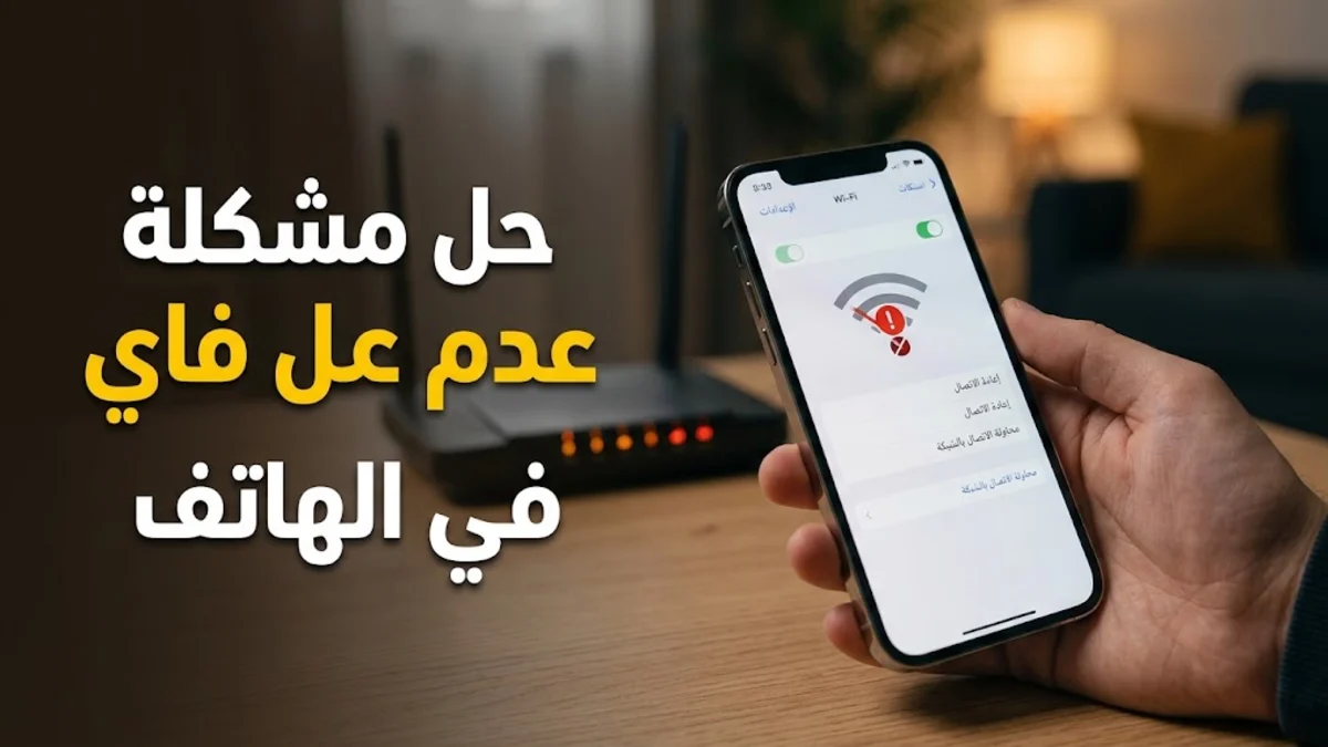 حل مشكلة عدم عمل الواي فاي في الهاتف