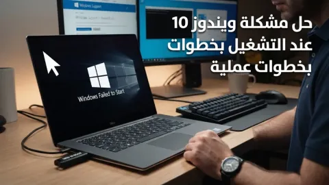حل مشكلة ويندوز 10 عند التشغيل بخطوات عملية