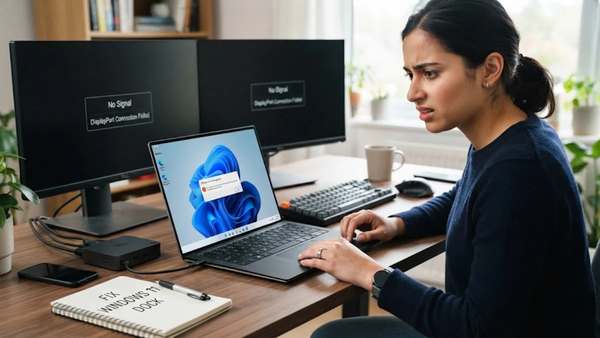 Fix Windows 11 Not Working with Docking Station