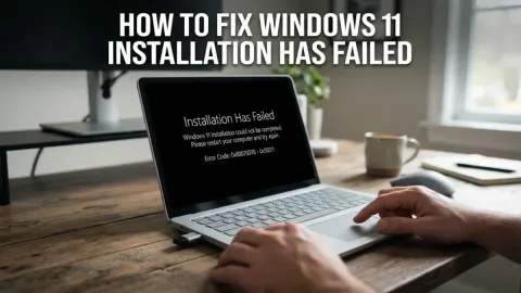 How to Fix Windows 11 Installation Has Failed