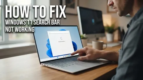 How to Fix Windows 11 Search Bar Not Working
