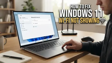 How to Fix Windows 11 Wi-Fi Not Showing