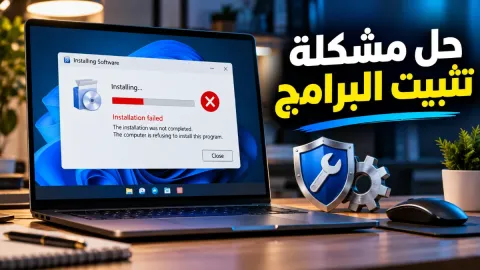 حل مشكلة عدم قبول الكمبيوتر تثبيت البرامج