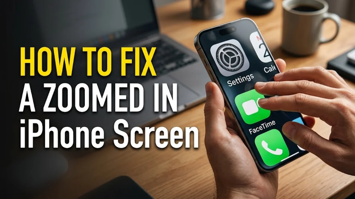 How to Fix a Zoomed In iPhone Screen